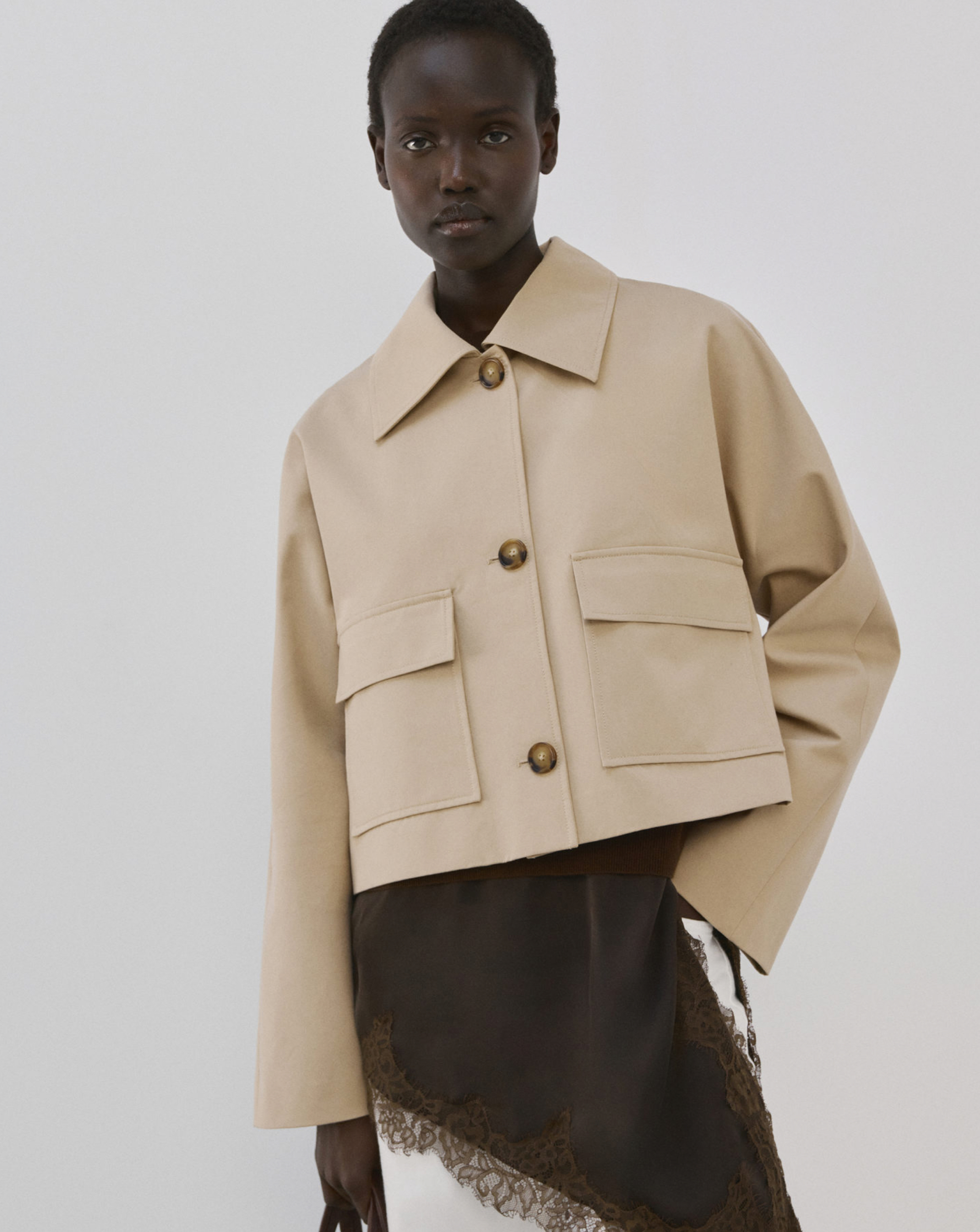 Mango Jacket Brava Beige - Mango - SizeL