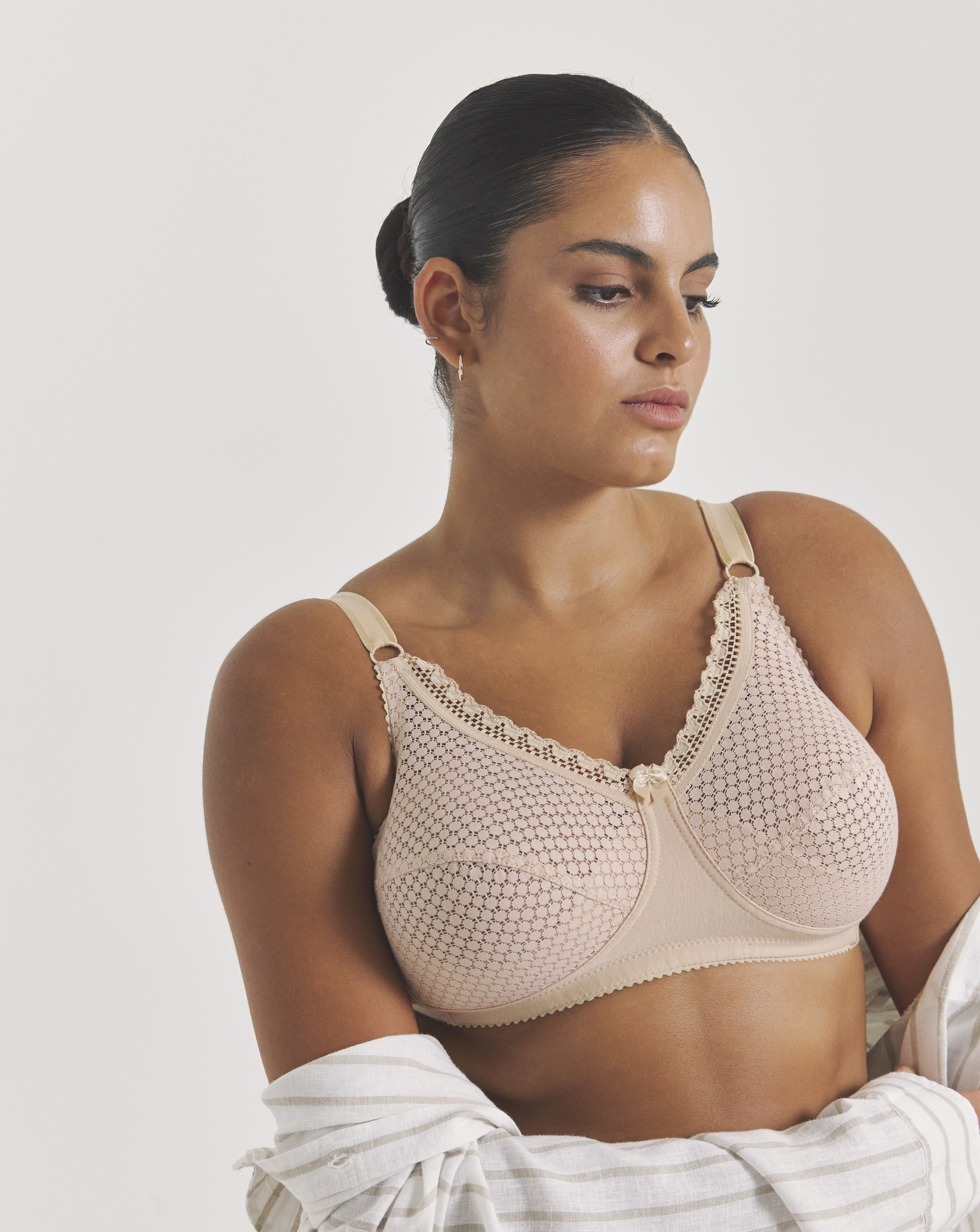 Miss Mary Of Sweden Women's Skin Tone Miss Mary Cotton Dots Bra Skintone 36G