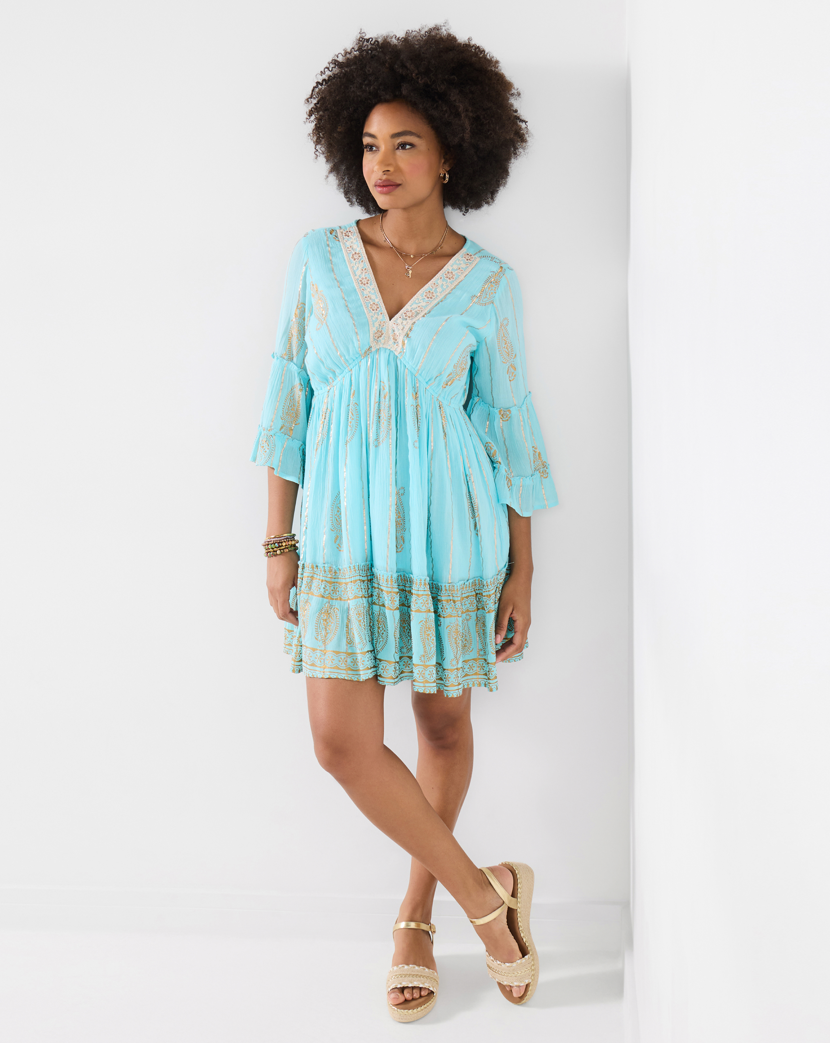 Blue Summer Skies Tunic Dress