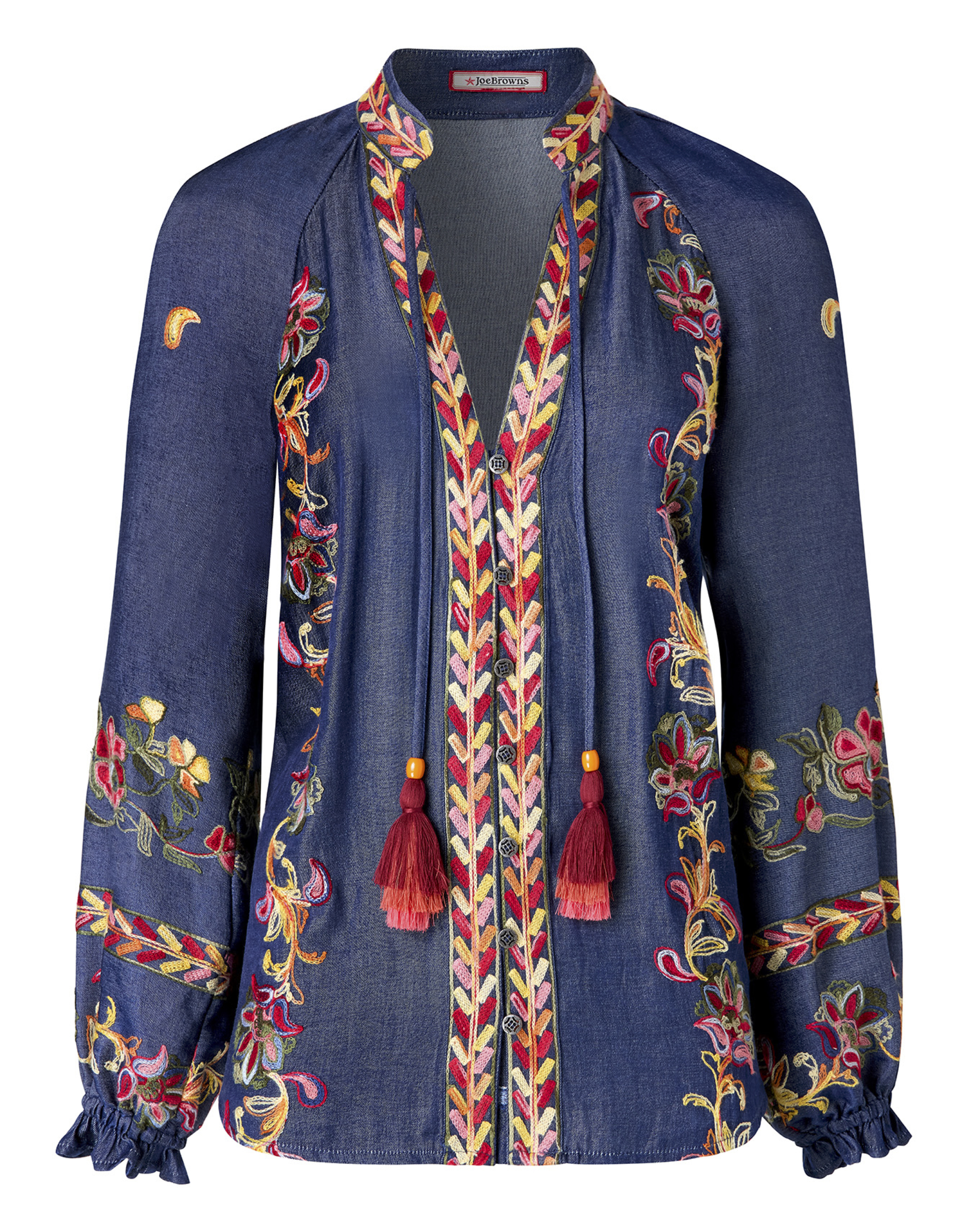 JB Festival Fun Embroidered Top