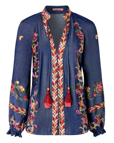 JB Festival Fun Embroidered Top