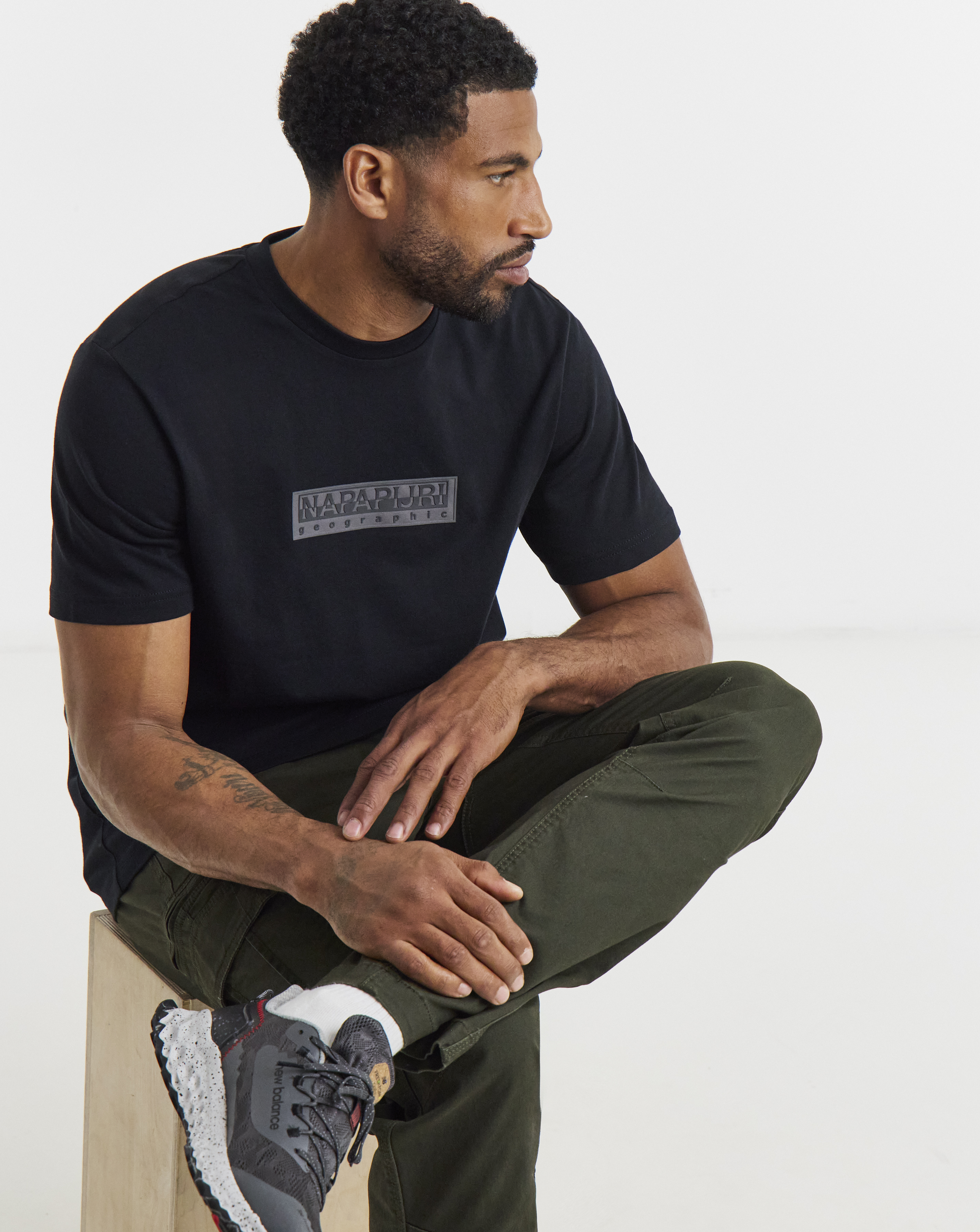 Napapijri Box Logo Short Sleeve T-Shirt