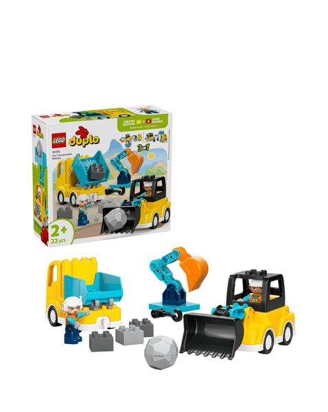 LEGO DUPLO 3 in 1 Construction Vehicles