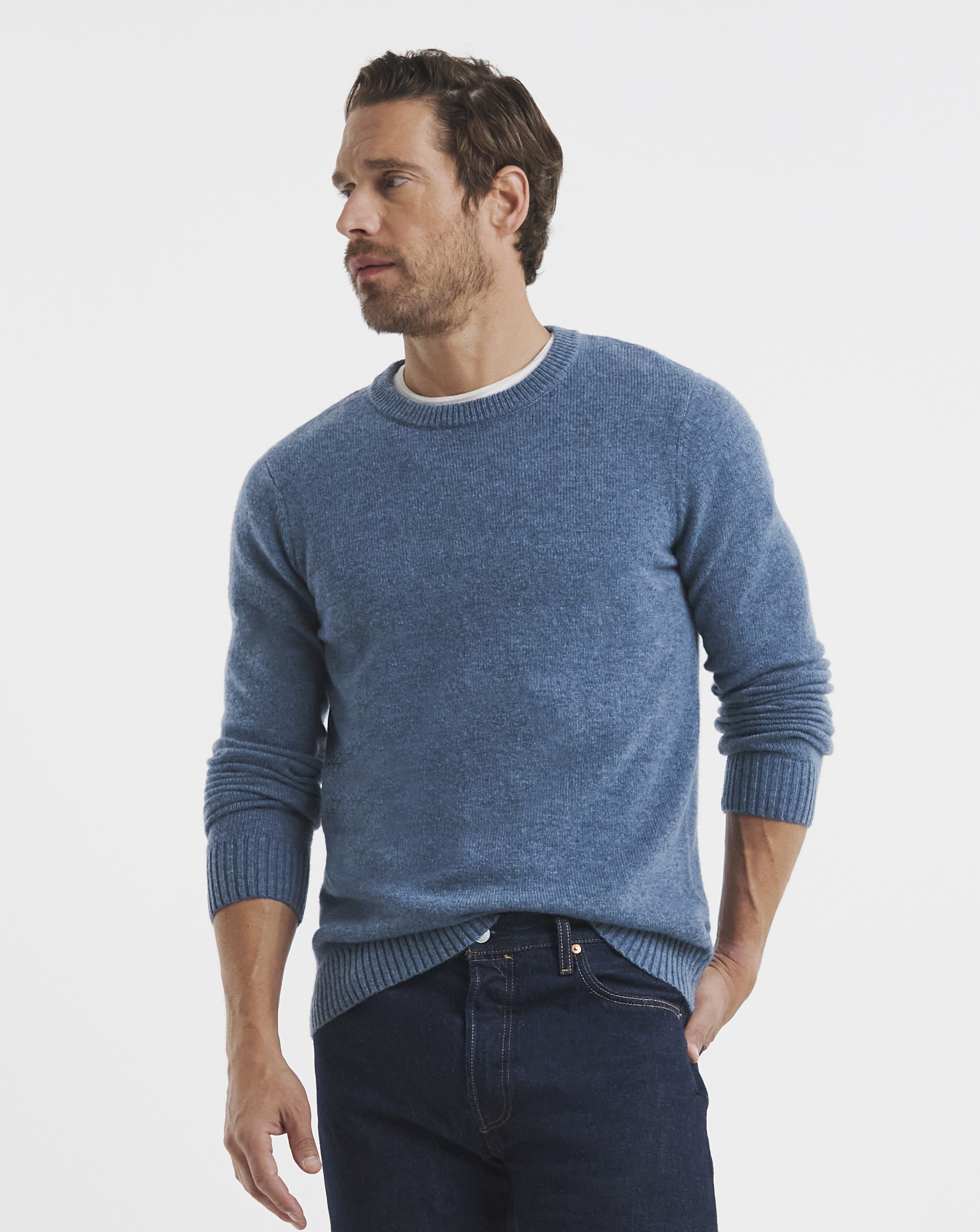 Lambswool Crew Neck Knitted Jumper