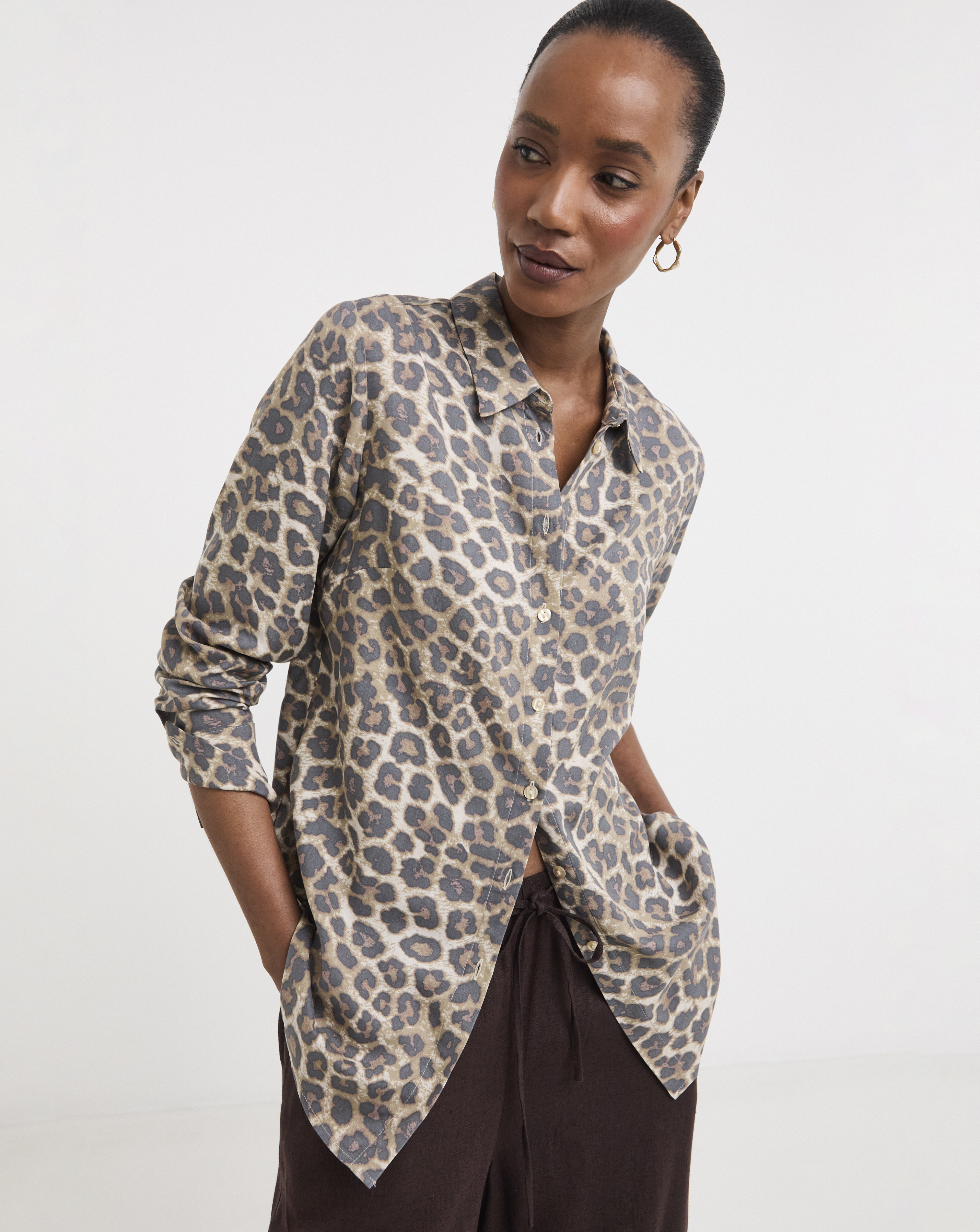 Dipped Back Shirt