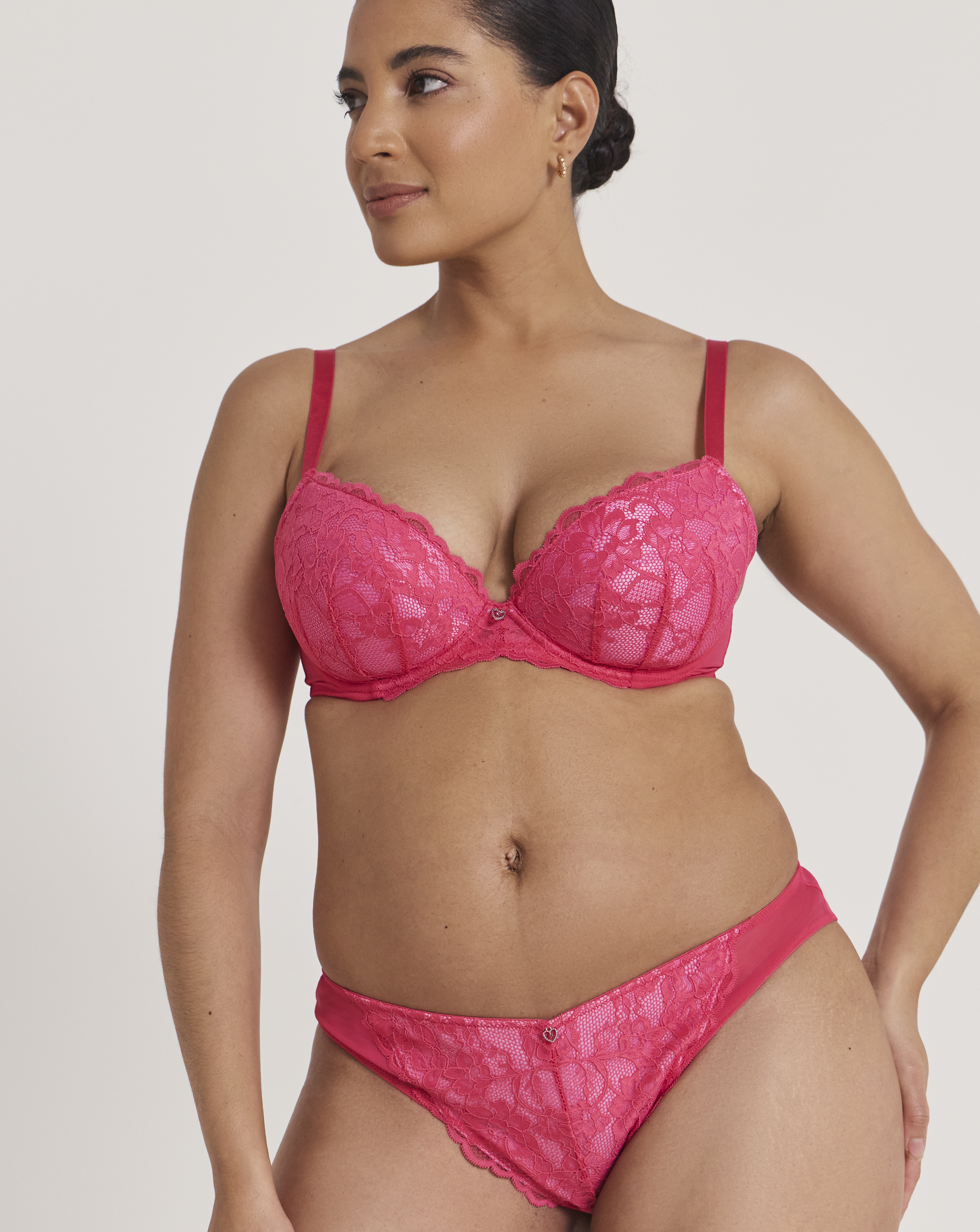 Ann Summers Sexy Lace Brazilian DkPink