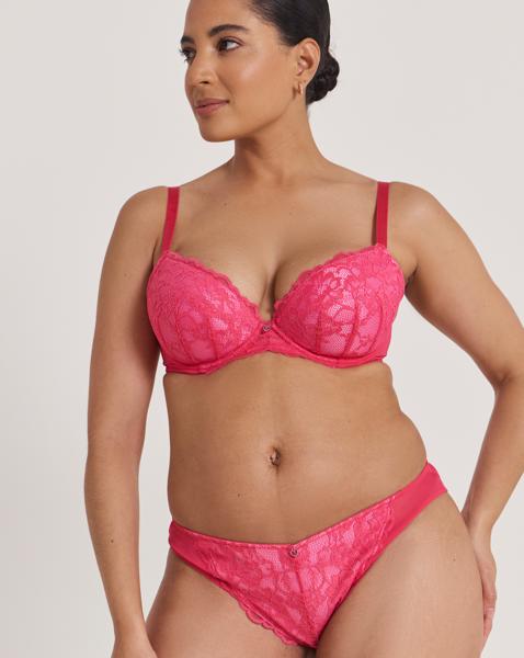 Ann Summers Sexy Lace Brazilian DkPink