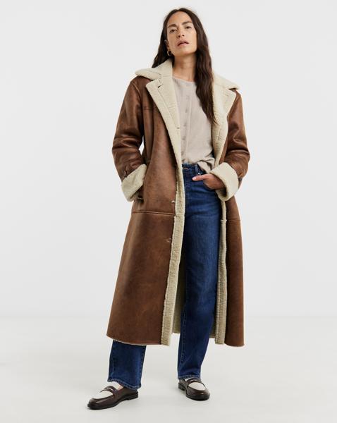 Maxi Shearling Coat