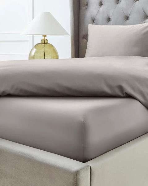 Hotel 300TC 30cm Fitted Sheet - Mink