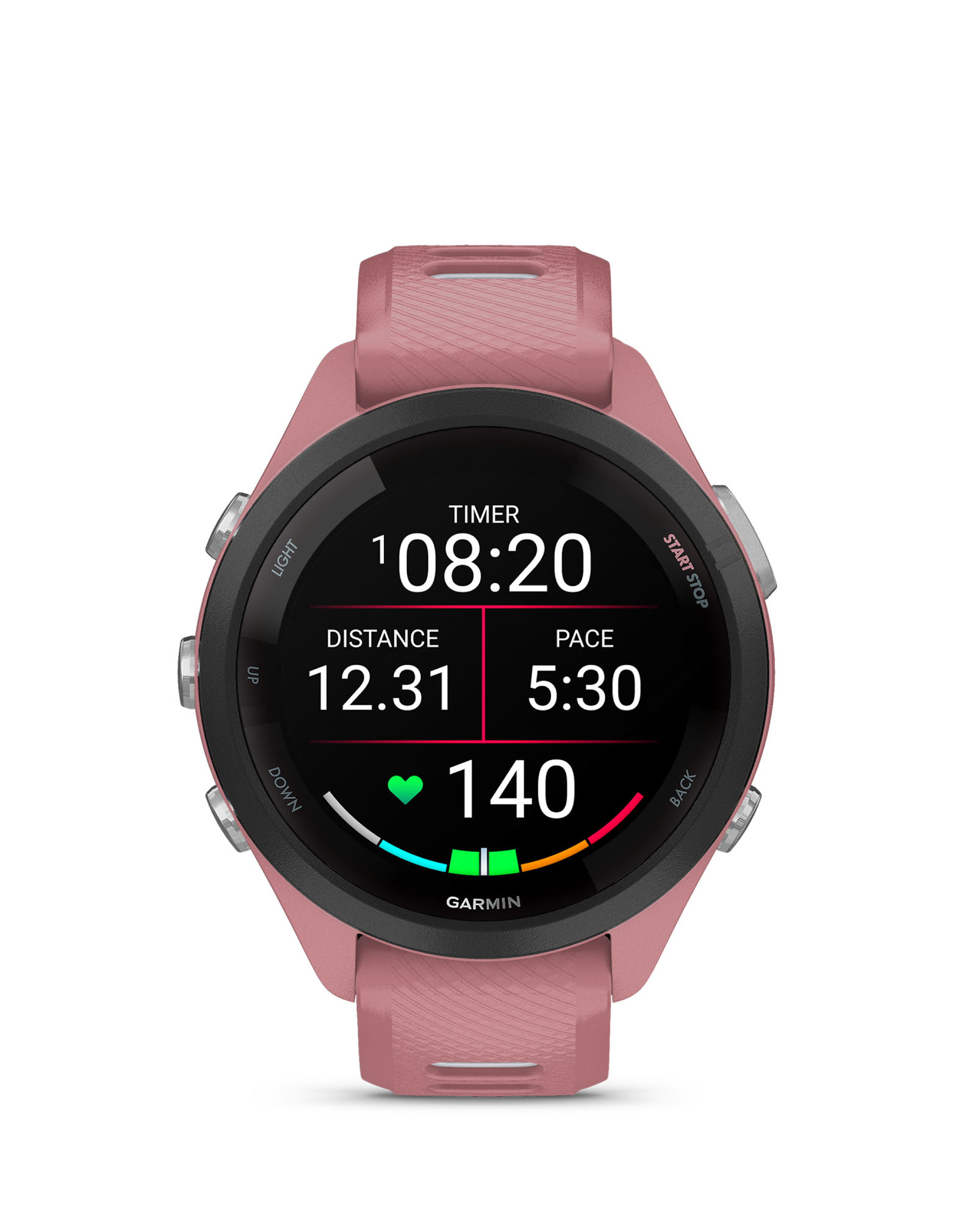 Garmin Women's Pink Forerunner 265 Smart Watch Small