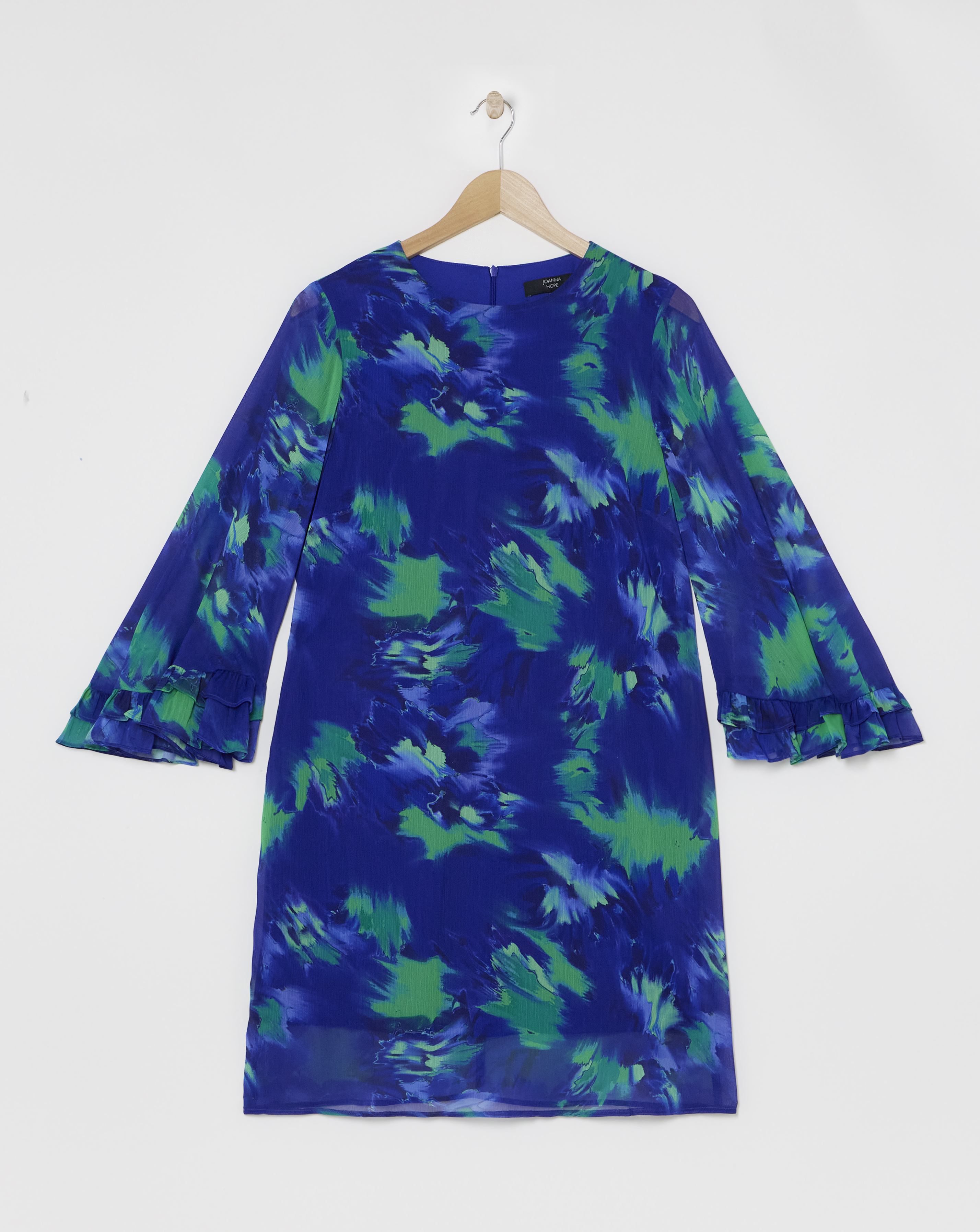 Joanna Hope Fluted Sleeve Shift Dress