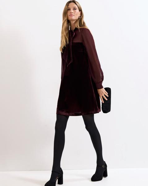 Phase Eight Vinnie Velvet Bow Dress