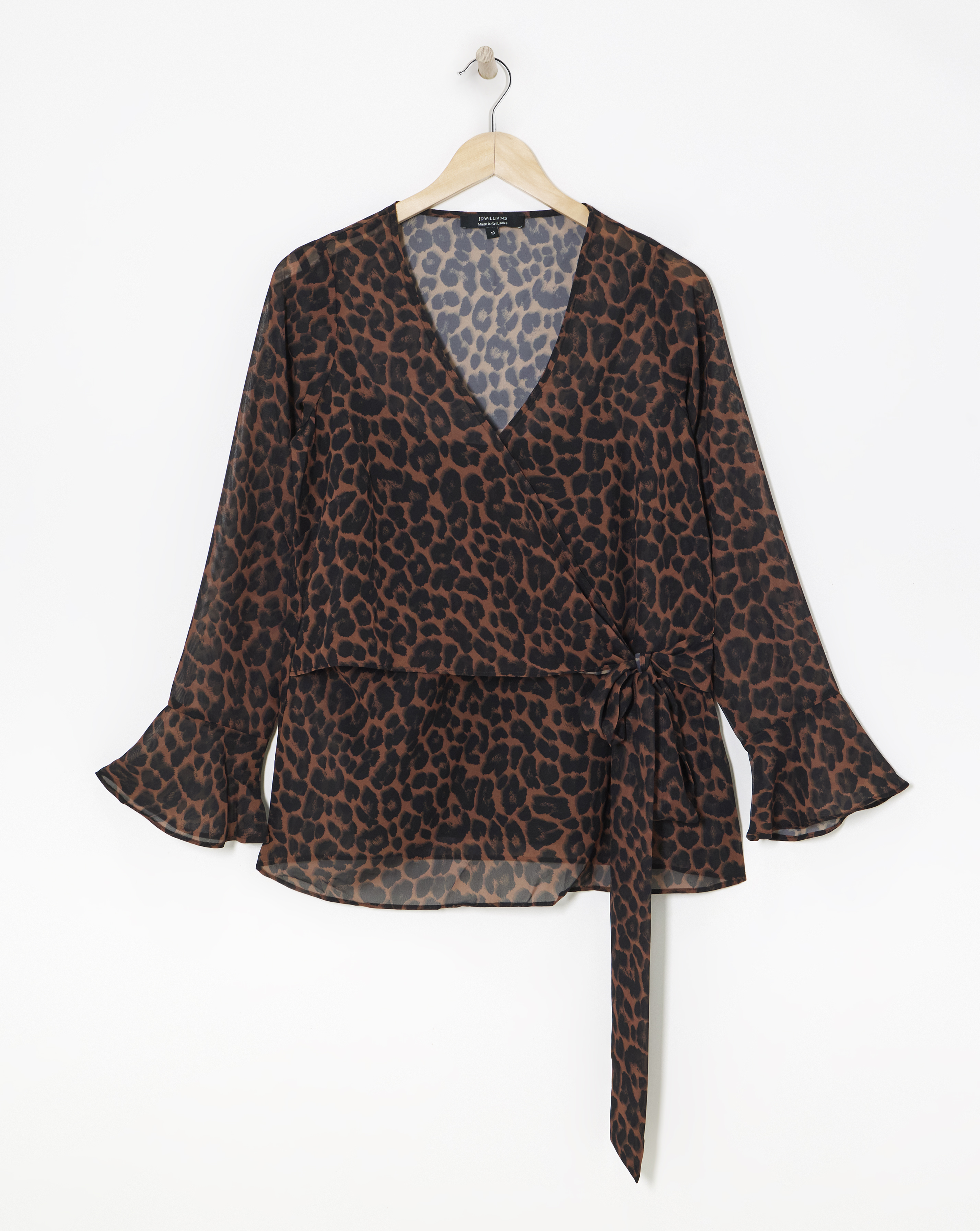 Chiffon Wrap Blouse