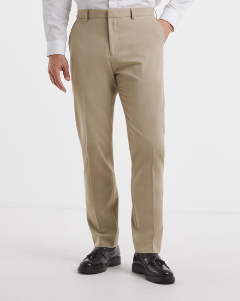 Tapered Fit Flat Front Stretch Trouser