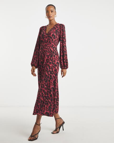 Soft Touch V Neck Tea Dress