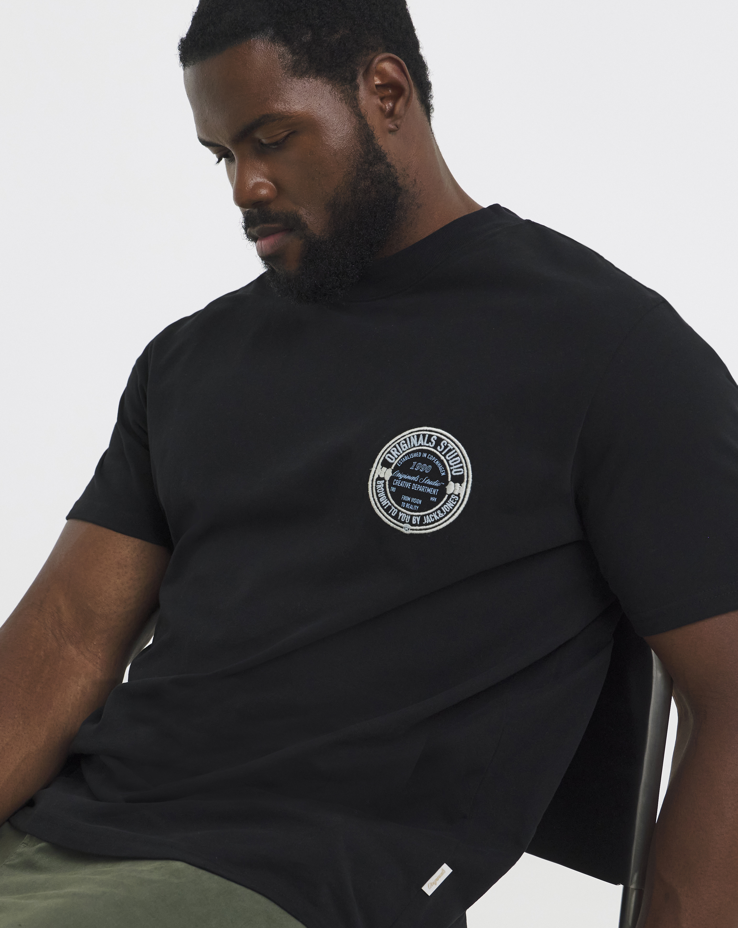 Jack & Jones York Logo T-Shirt - Black