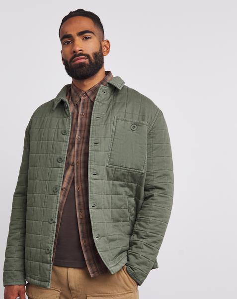 Cotton Square Quilted Shacket