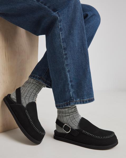 House Shoe Mule Wide Fit