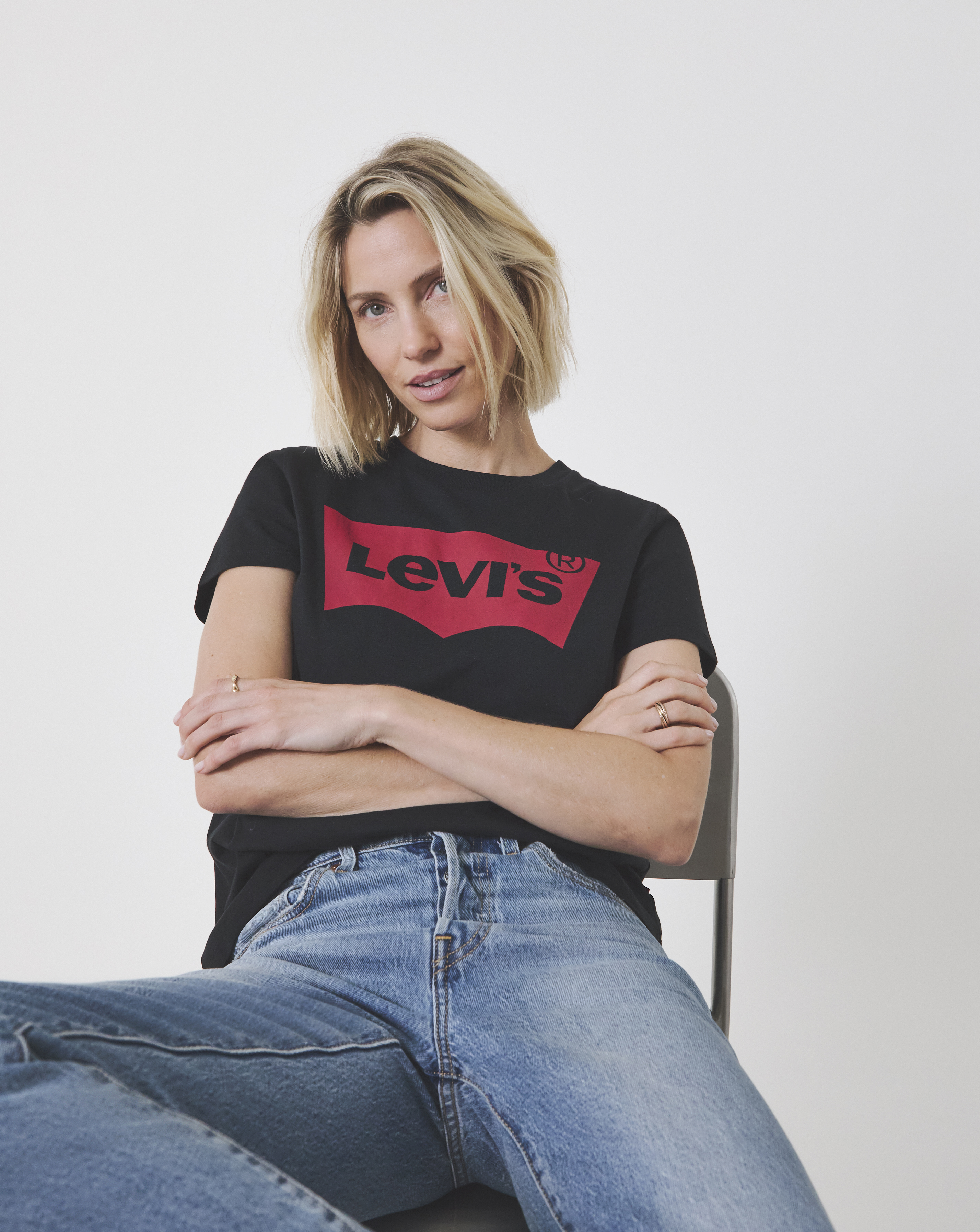 Levi's Black Perfect Tee - 4XL