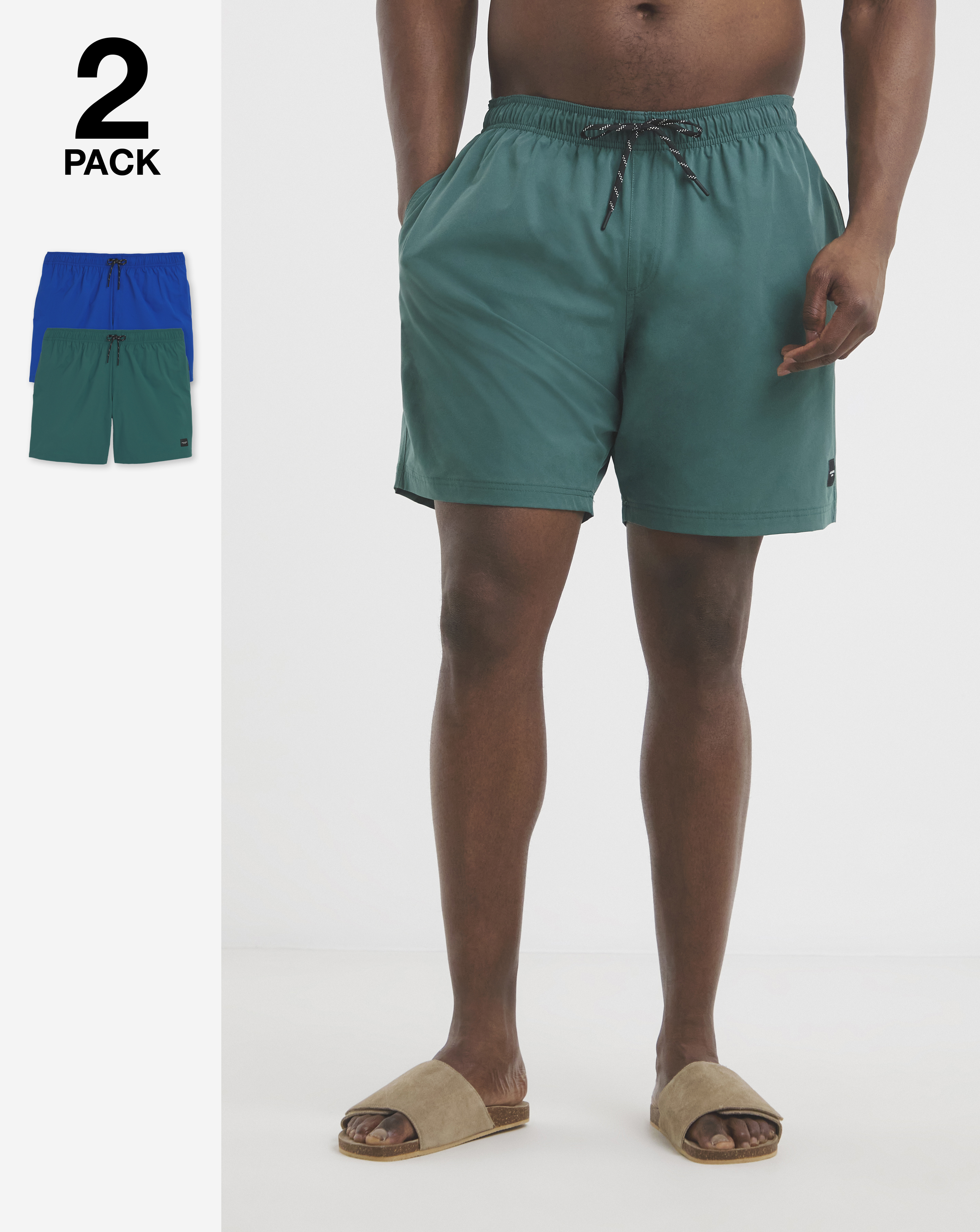 Jack & Jones Maui 2 Pack Swim Short
