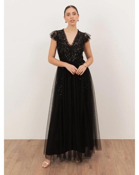 Maya Deluxe Embellished Dress