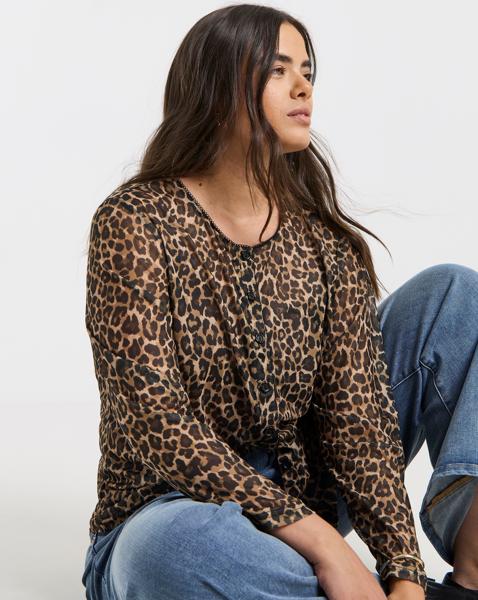Mesh Jersey Cardigan