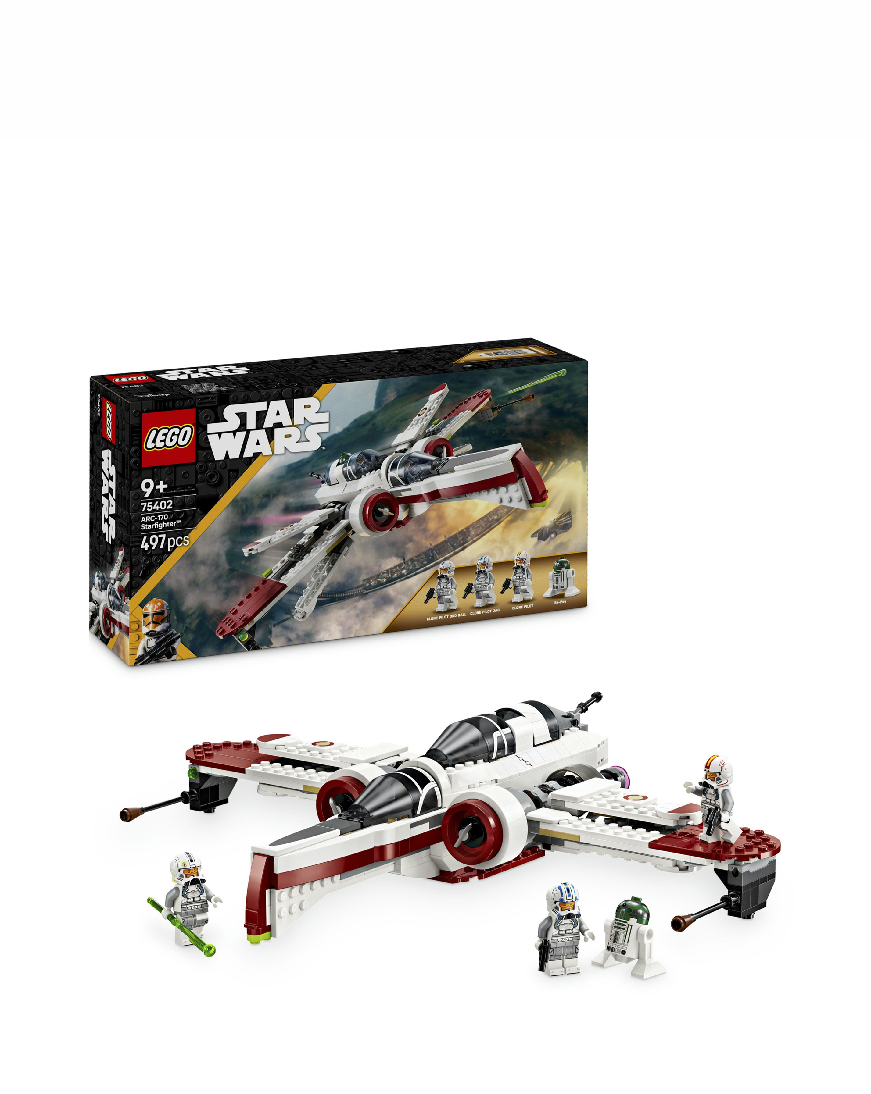 LEGO Star Wars ARC-170 Starfighter Build