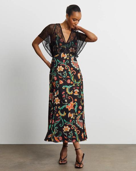 New In - Joanna Hope Lace Sleeve Tea Dress