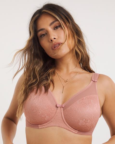 Berlei Beauty Lace Minimiser Bra AshRose