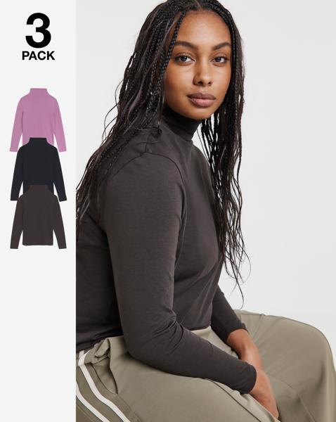 3 Pack Grown On Neck Tops