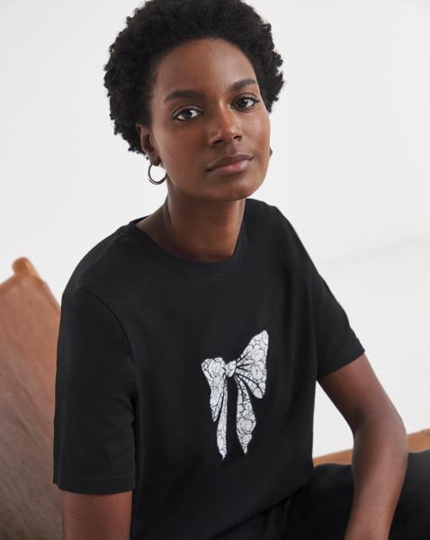 Bow Lace T-Shirt