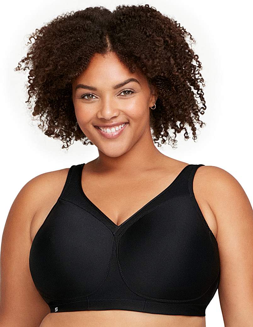 Glamorise Women's Black 1006 Sport Bra 42Dd
