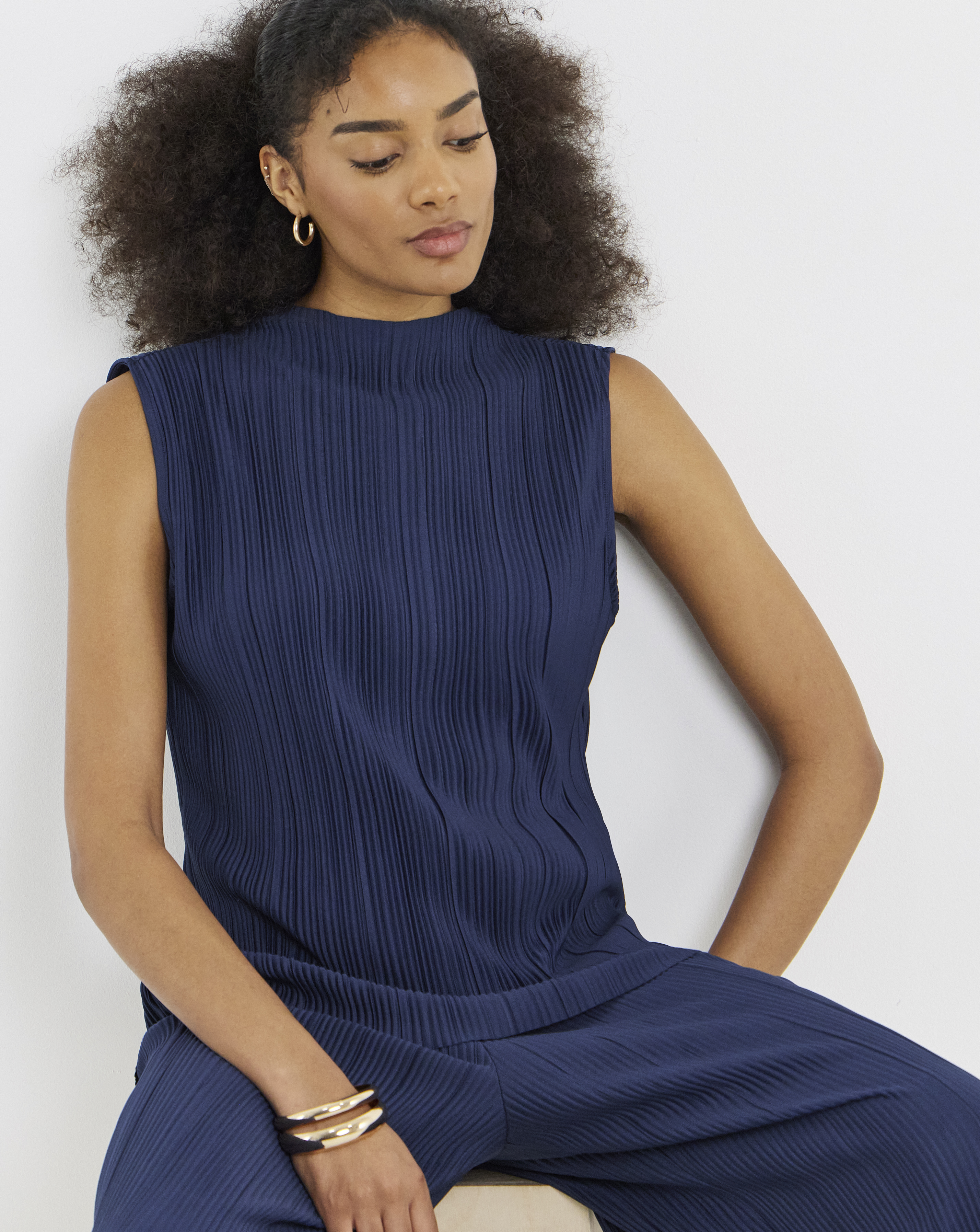 Vila Funnel Neck Top