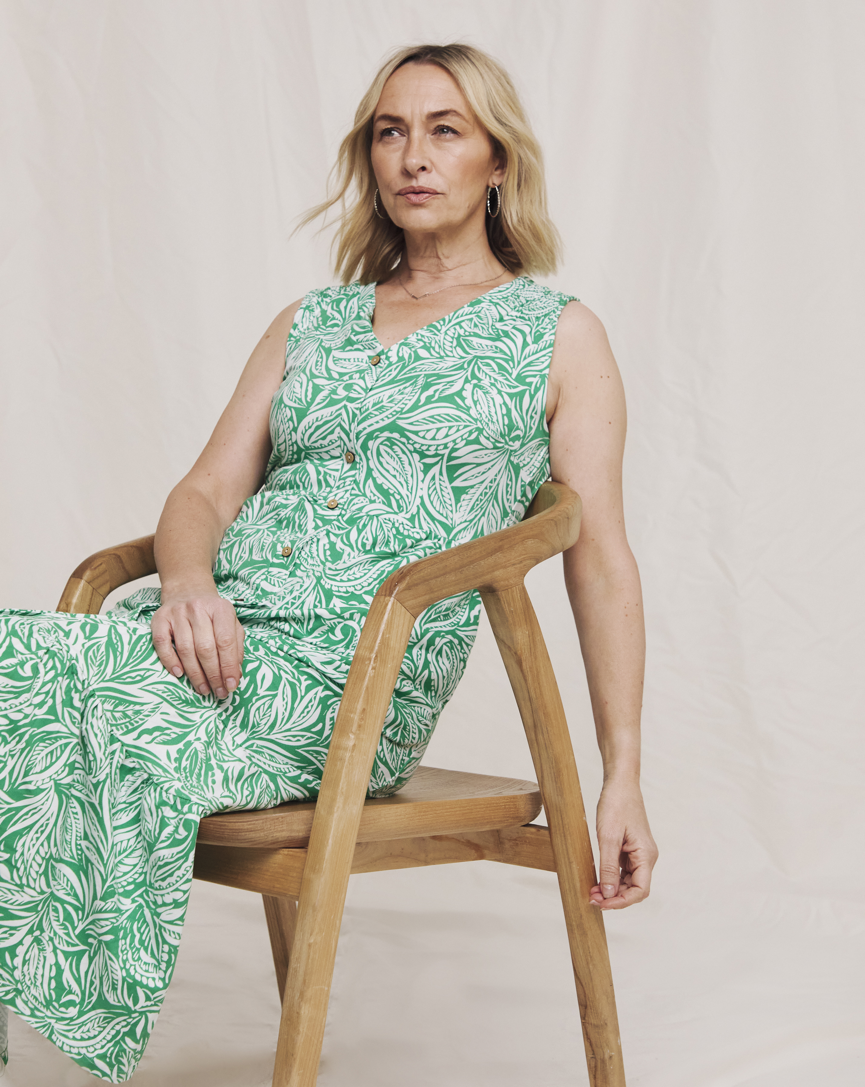 Julipa Button Down Jersey Dress