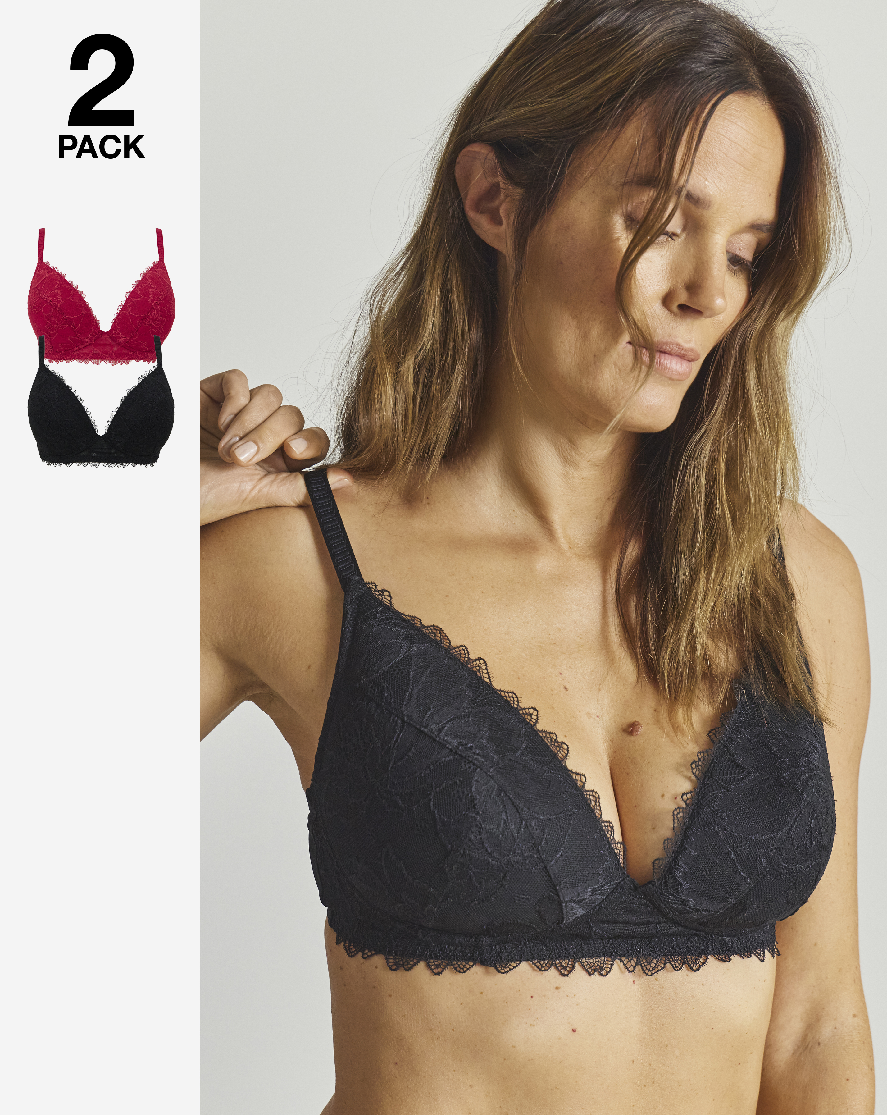 Pretty Secrets 2 Pack Willow Bralette