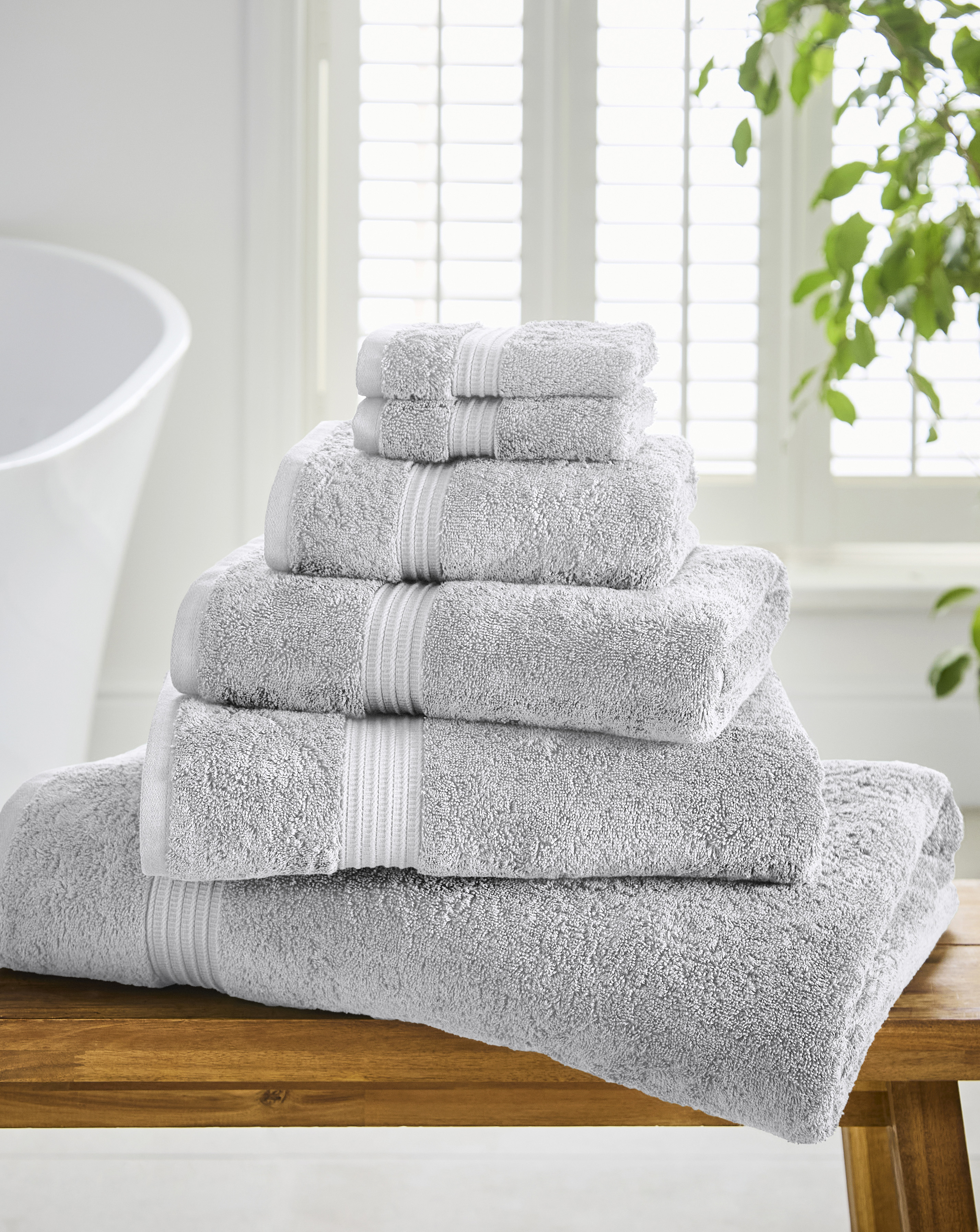Egyptian Cotton 600GSM Towel - Silver