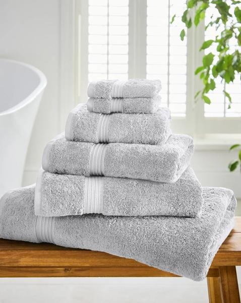 Egyptian Cotton 600GSM Towel - Silver