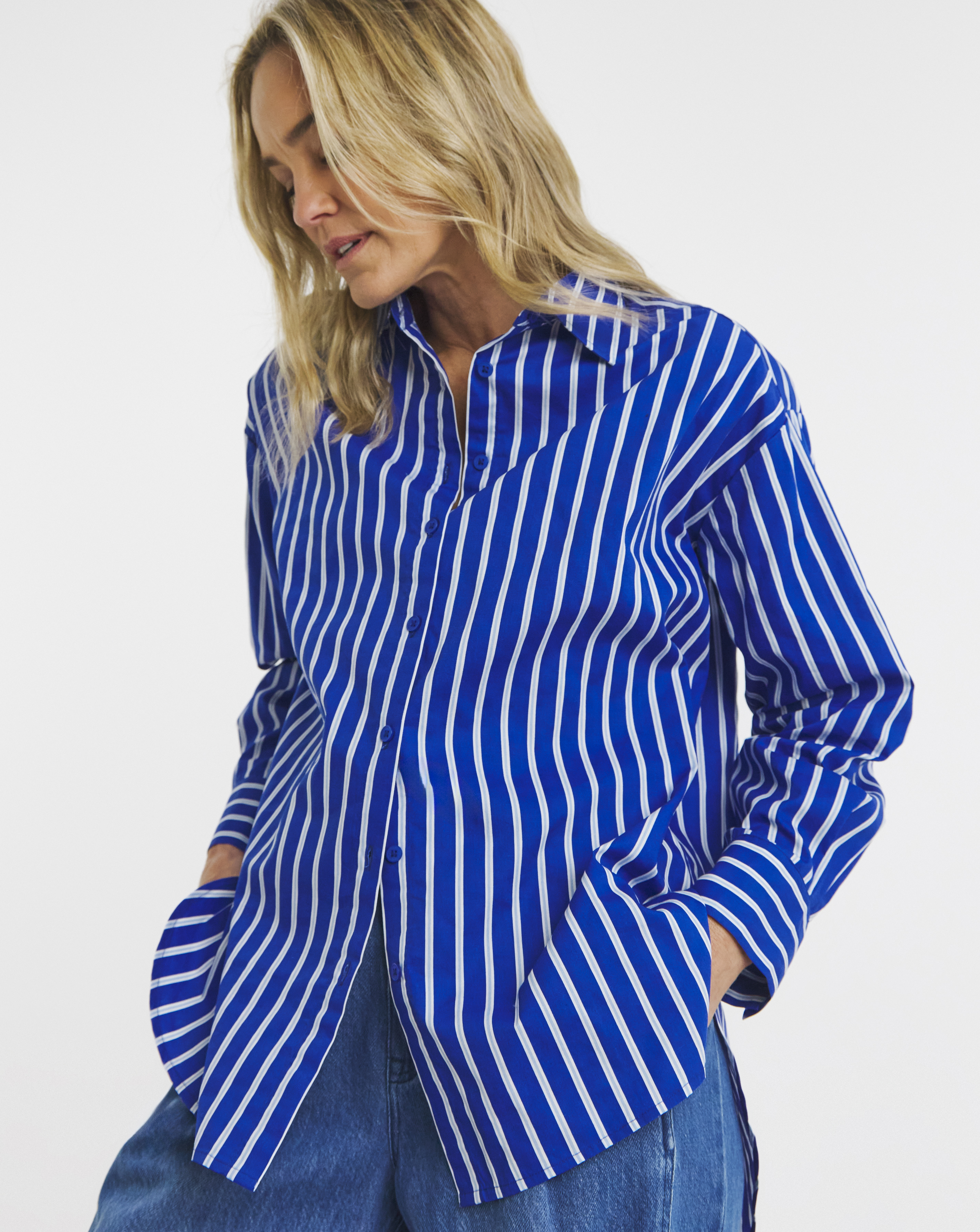 Oversized Stripe Shirt