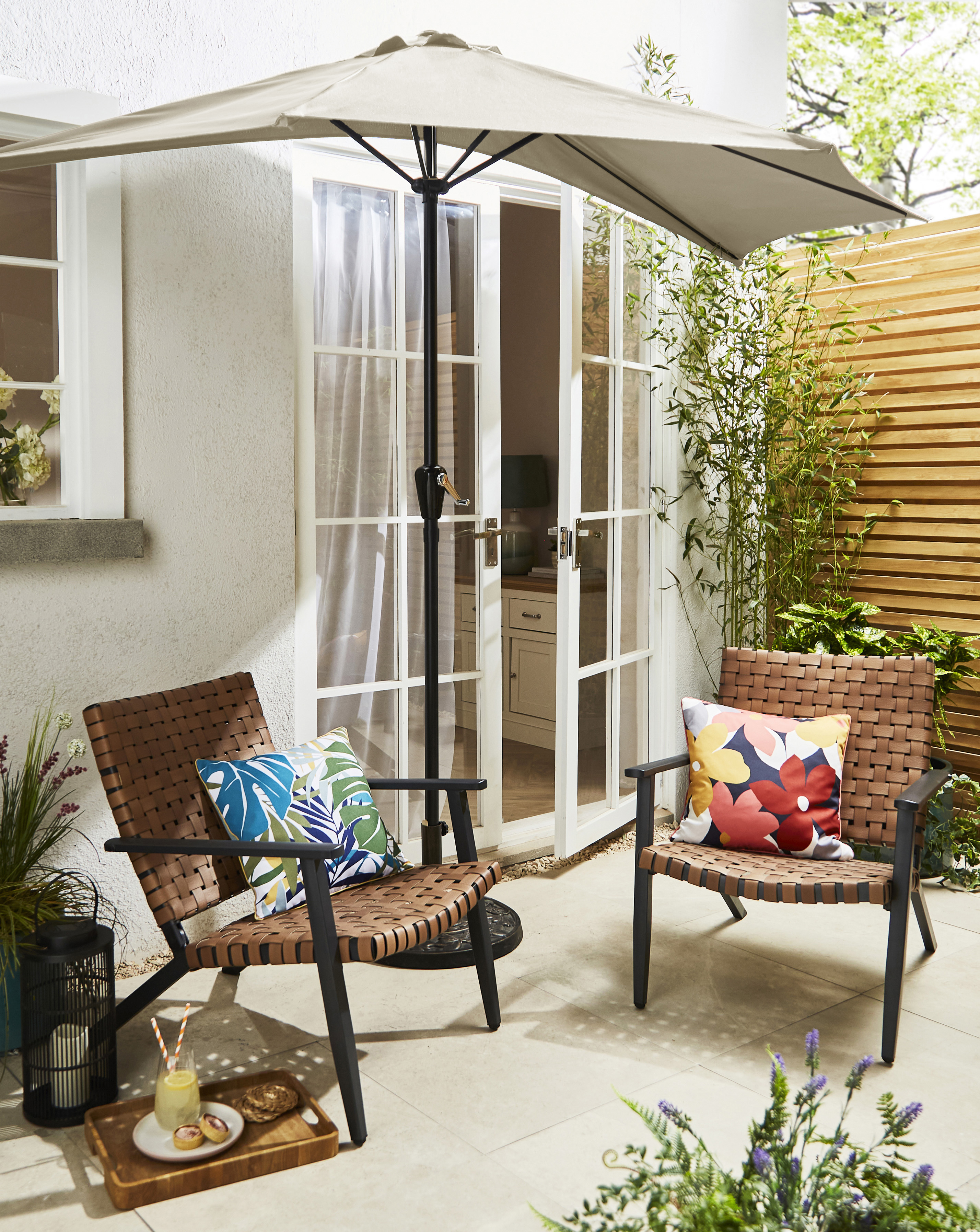 Half Garden Parasol