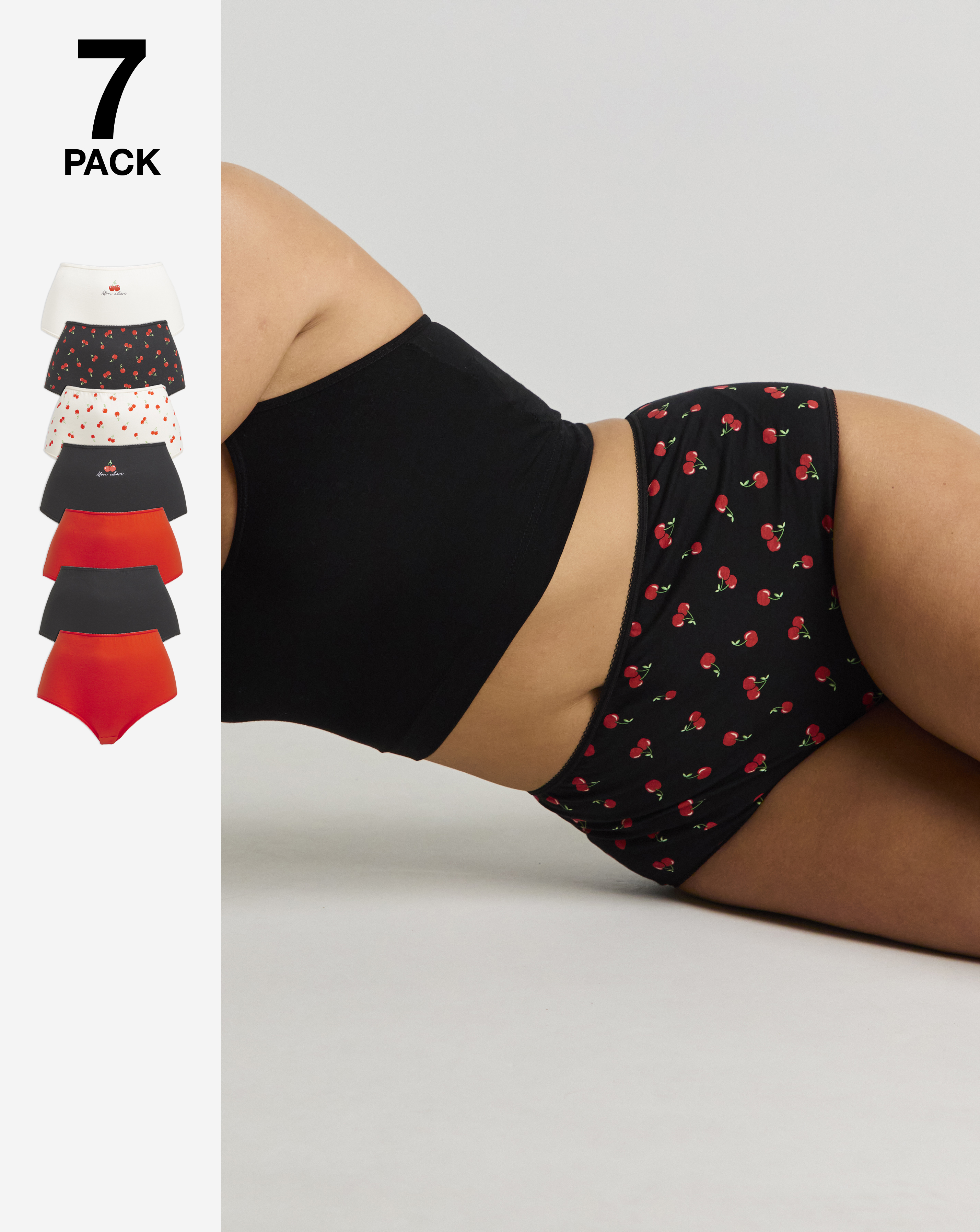 Pretty Secrets 7 Pack Full Fit Brief