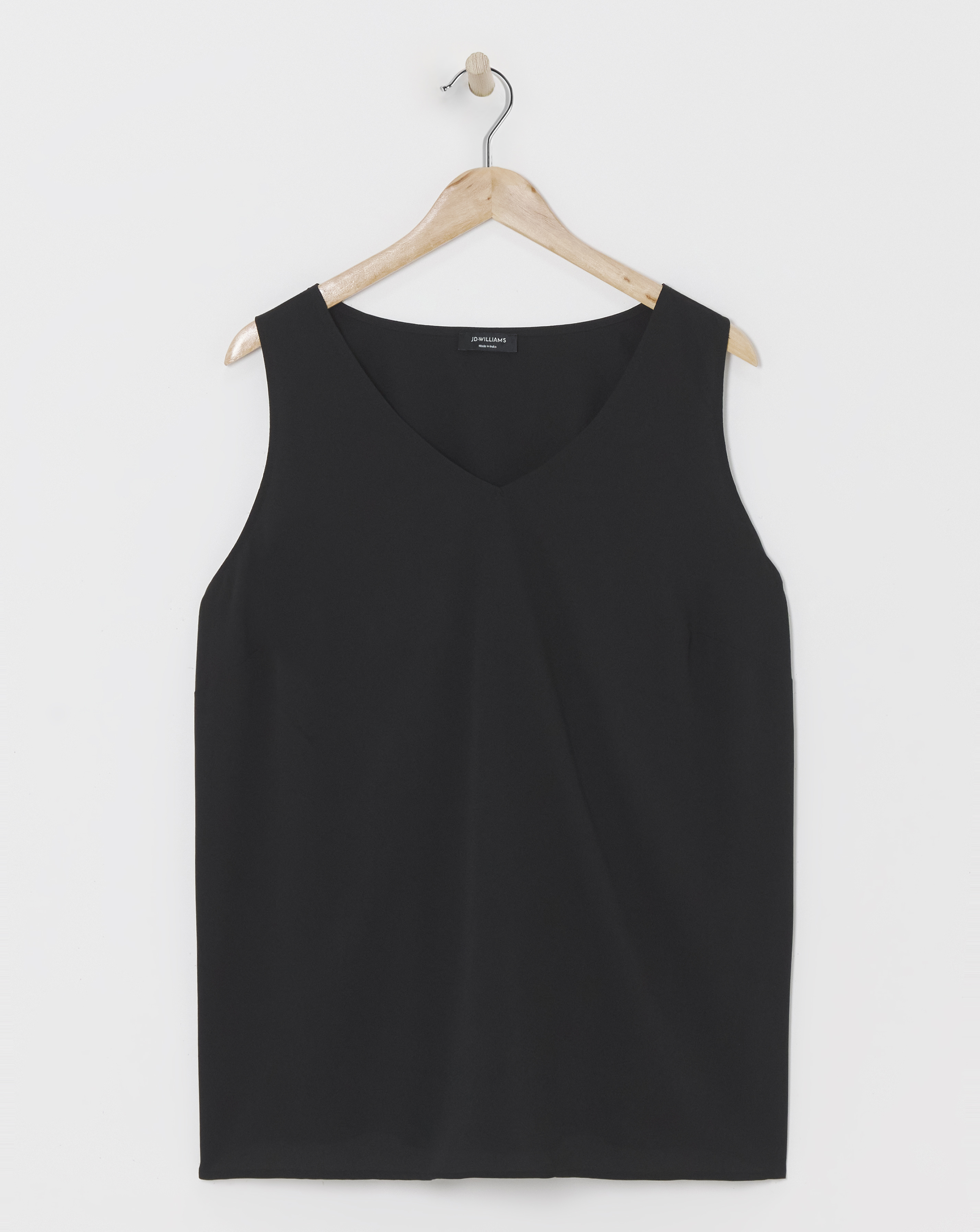 V Neck Woven Vest