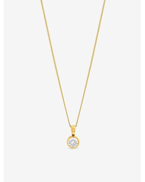 Waterproof Gold Plated Crystal Pendant