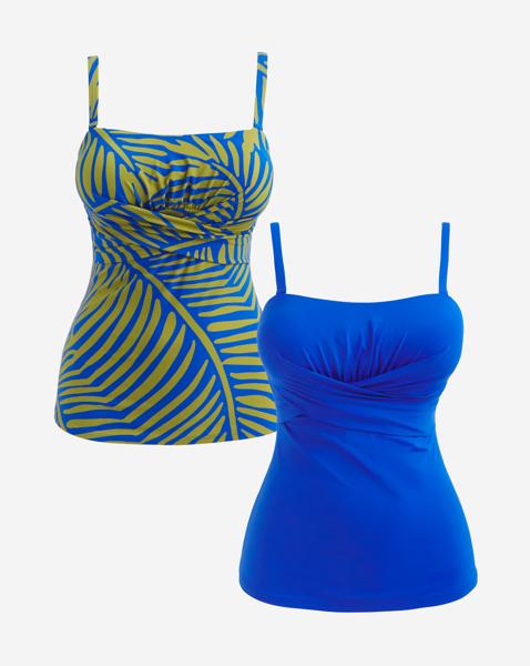 MAGISCULPT Firm Control 2 Pack Bandeau Tankini Tops - Image