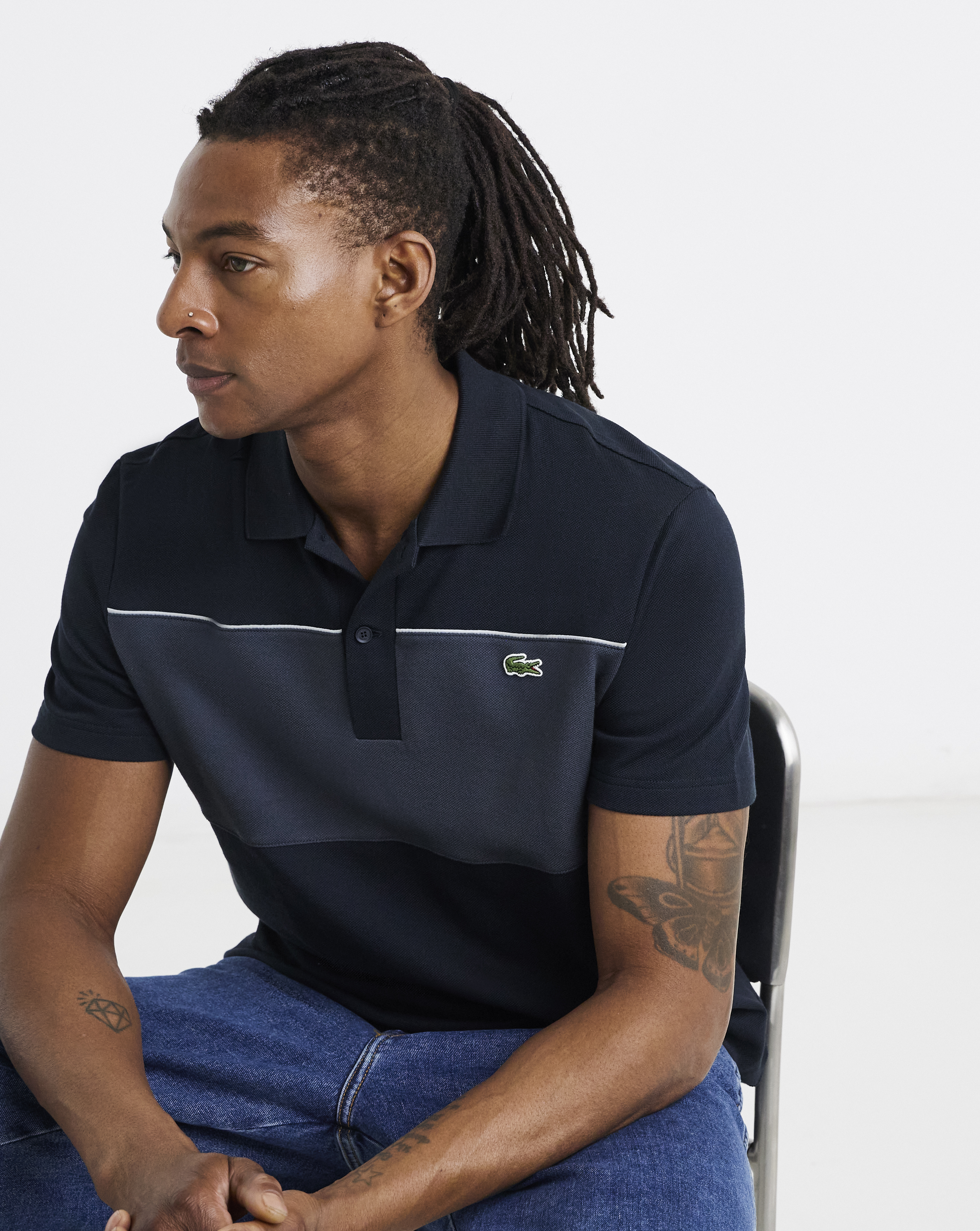 Lacoste Short Sleeve Colourblock Polo