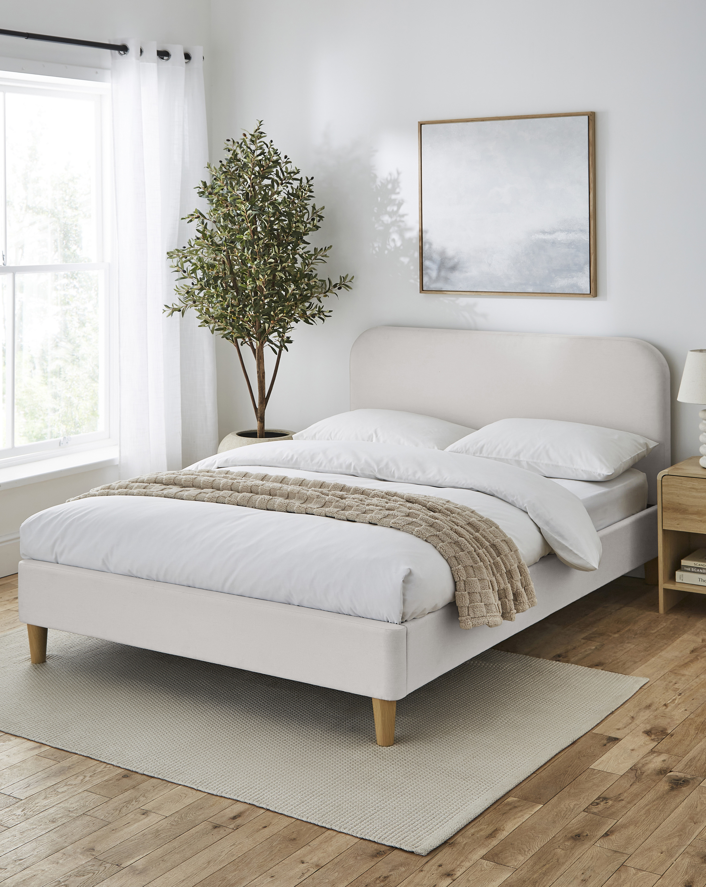 Emery Fabric Bed Frame