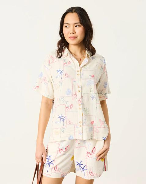 FatFace Kara Postcard Shirt