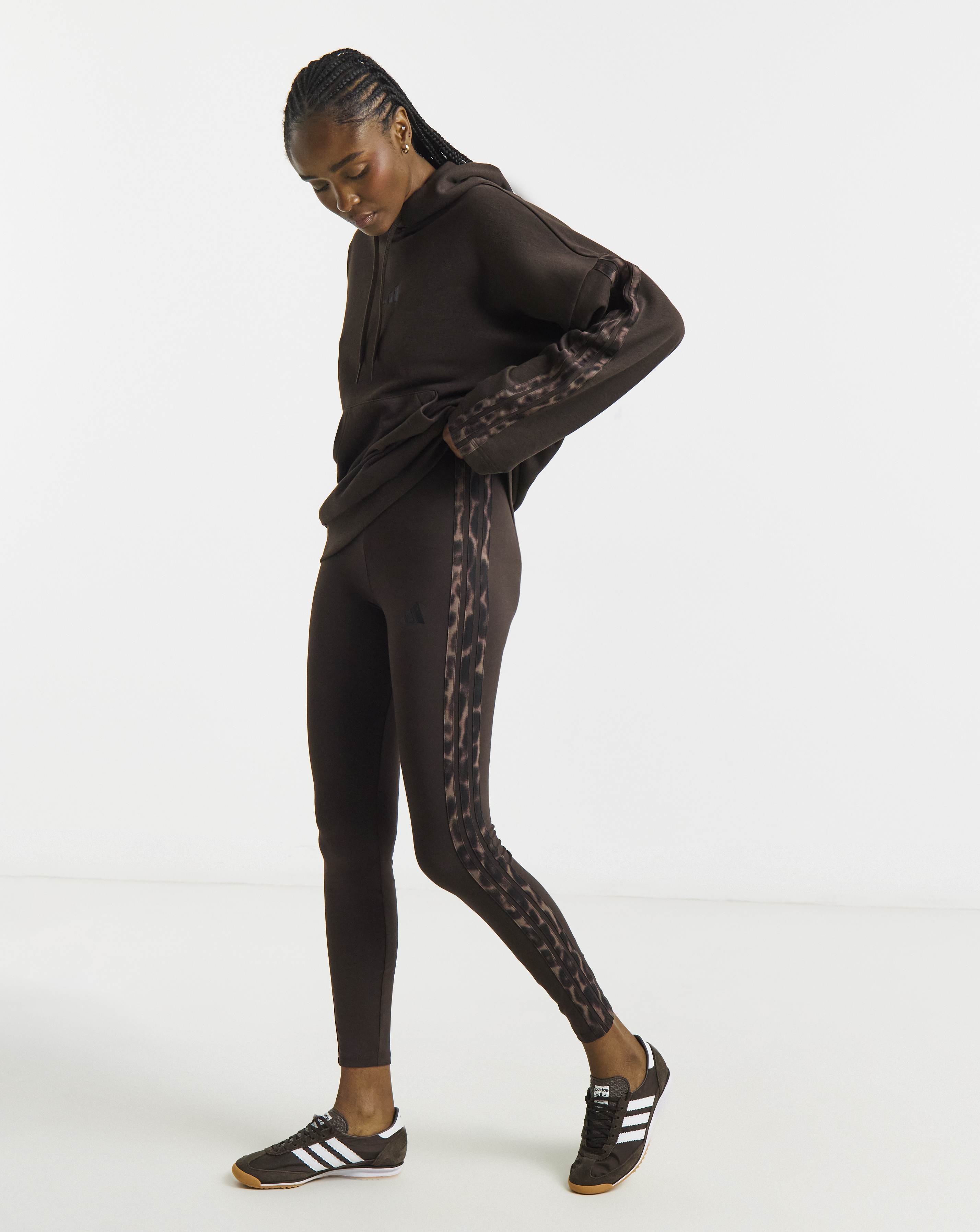 adidas Leopard 3 Stripe Legging