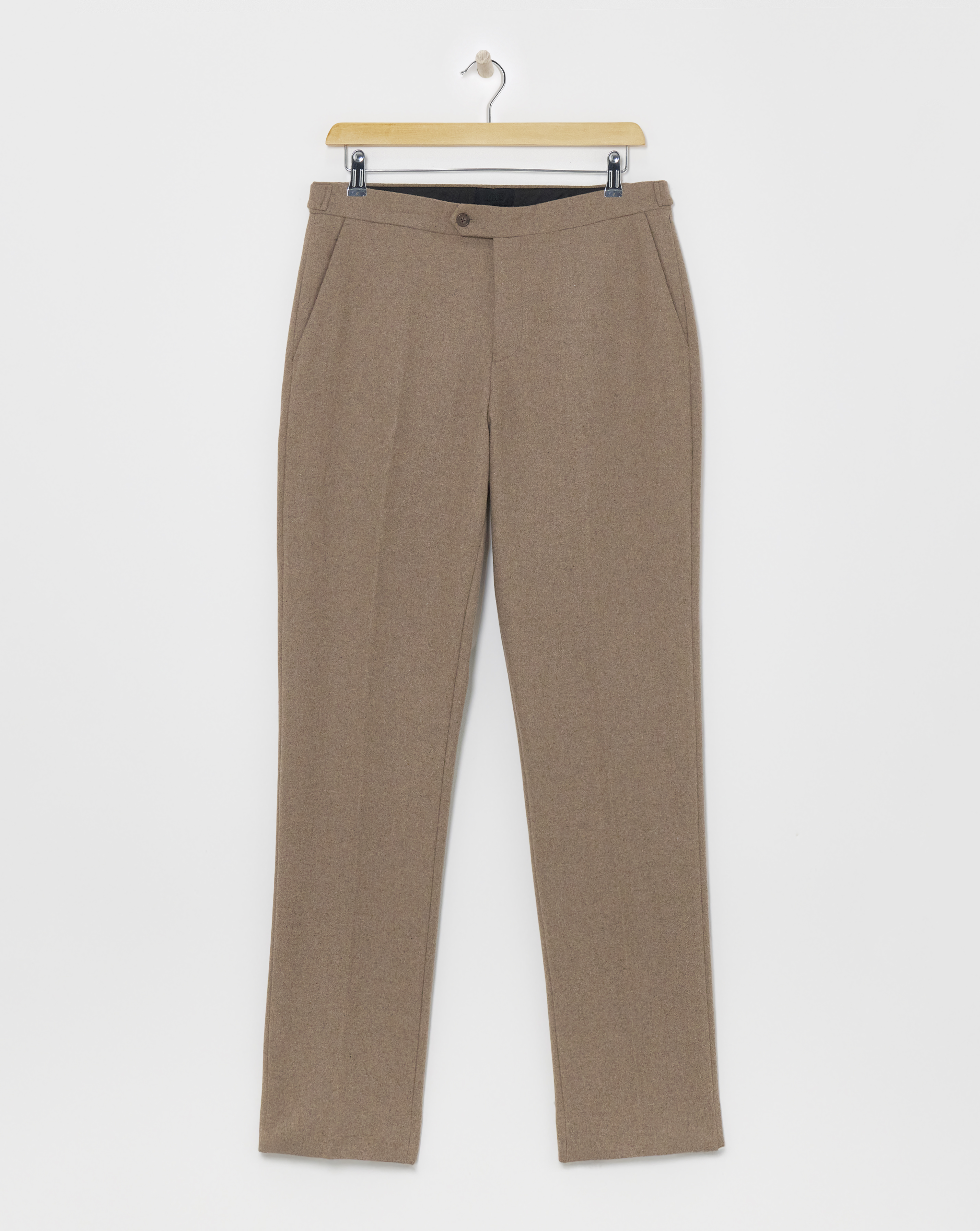 Herringbone Tweed Regular Suit Trouser