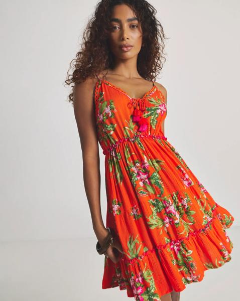 Strappy Mini Beach Dress