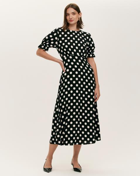 Finery London Spot Mela Dress